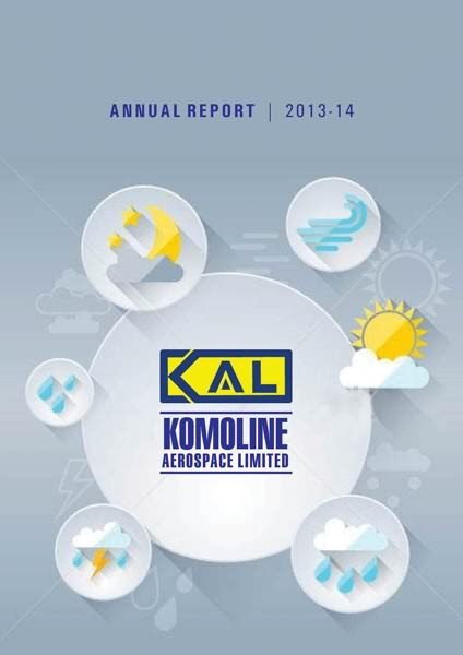 Annual report, Komoline Aerospace