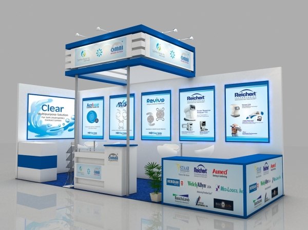 Exhibition stall, Omni Lens