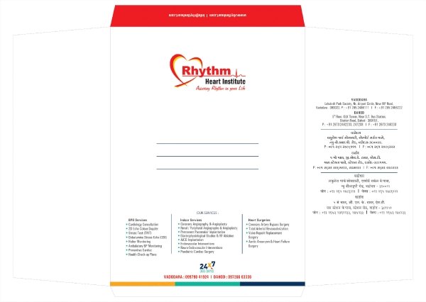 Stationery, Rhythm Heart Institute
