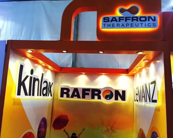 Exhibition stall, Saffron Therapeutics
