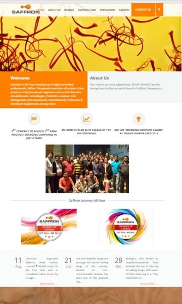Website, Saffron Therapeutics