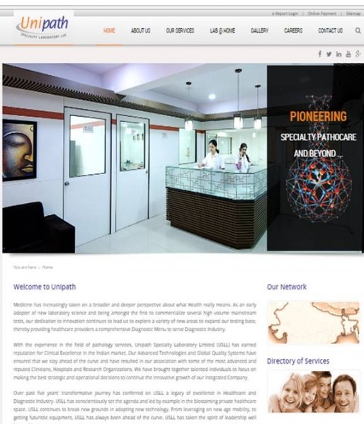 Website, Unipath